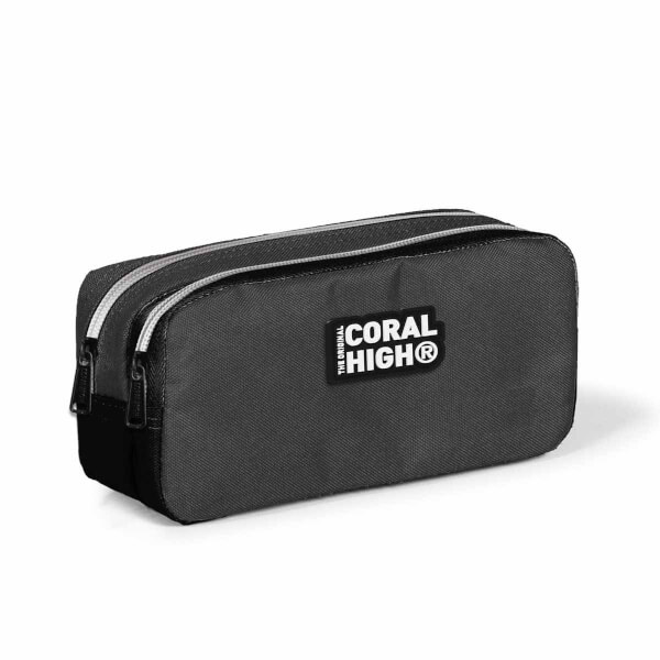 Coral High Black Pencil Case 22191