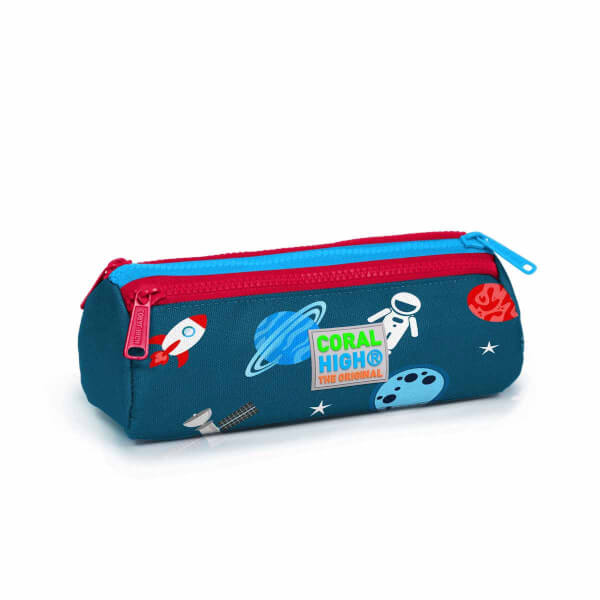 Coral High Space Patterned Pencil Case 22330