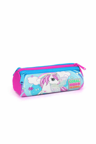 Coral High Unicorn Pencil Case 22011