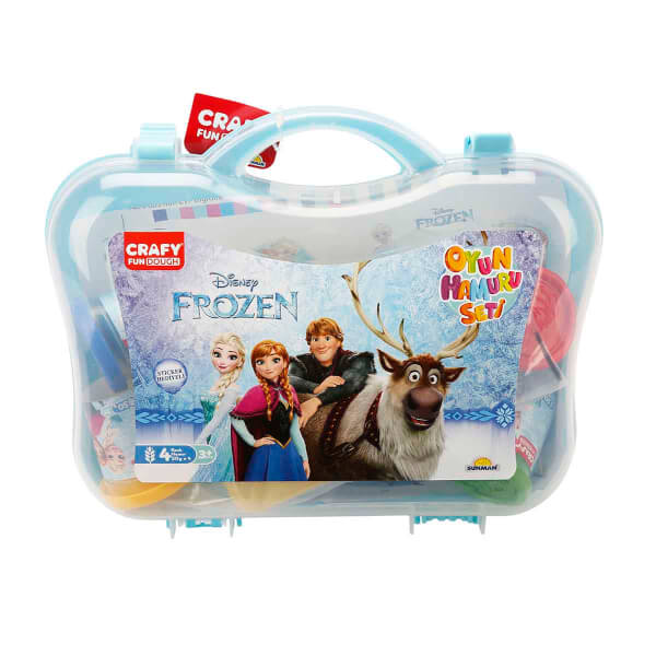 Crafy Frozen Play Dough Набор теста с мешком 200 гр. 20 шт.