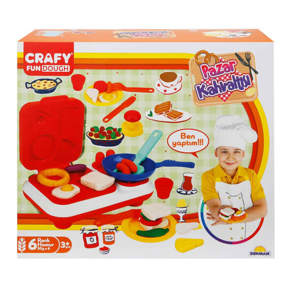 Crafy Sunday Breakfast Play Dough Set 300 гр. 23 шт.