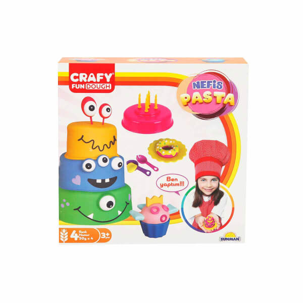 Crafy Yummy Cake Play Dough Set 200 gr. 17 штук