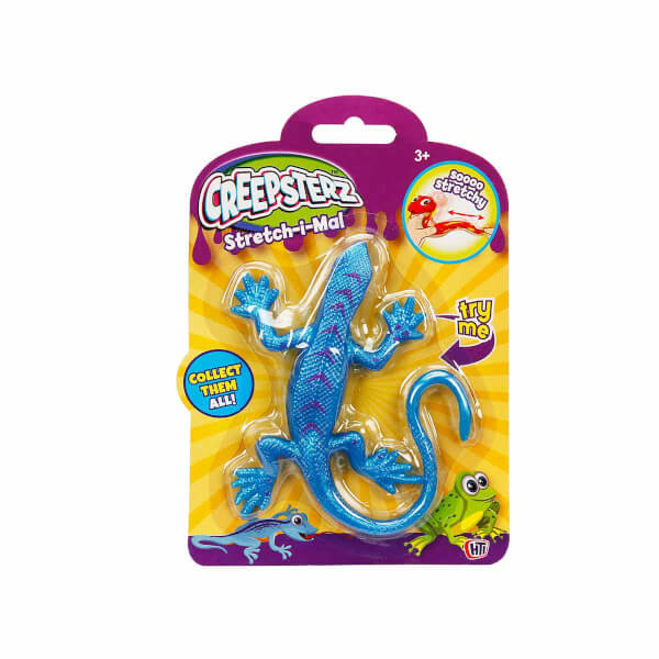 Creepsterz Stretch Animals - Blue Lizard