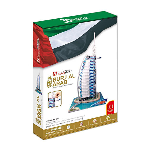 Cubic Fun 3D пазл 101 деталь Burj Al Arab Dubai