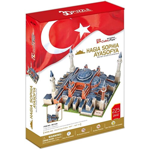 Cubic Fun 3D Puzzle 225 Pieces Hagia Sophia