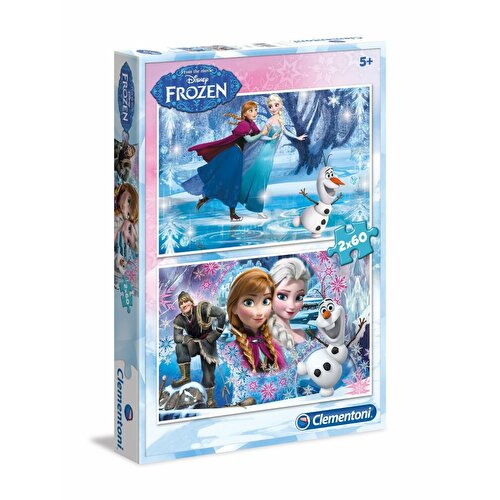 Детский пазл Clementoni 2x60 деталей Frozen