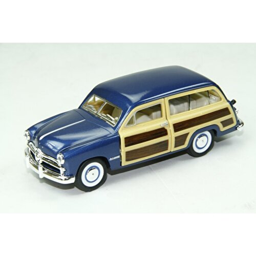 Die-Cast Pull Drop Cars '49 Ford Woody Wagon Blue