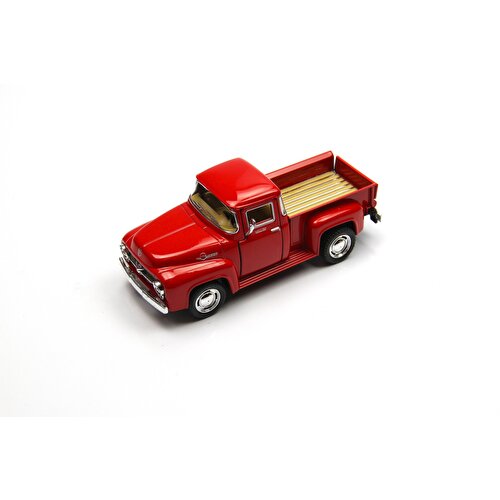 Die-Cast Pull Drop Cars '56 Ford F-100 Pickup Red