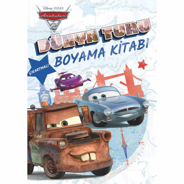 Disney Pixar Cars 2 World Tour Книжка-раскраска