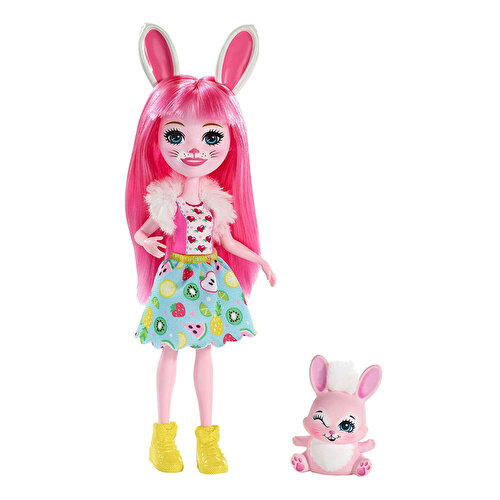 Enchantimals Character Dolls Bree Rabbit Doll and Twist FXM73