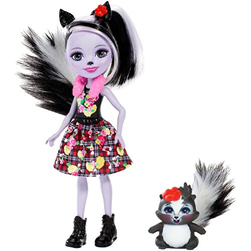 Enchantimals Character Dolls Cute Skunk and Caper FXM72