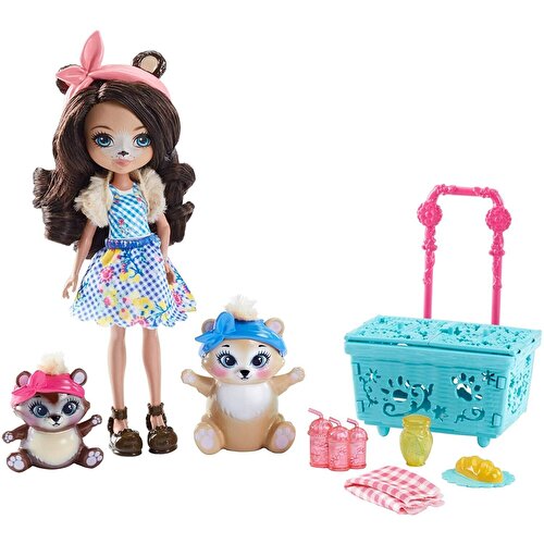 Enchantimals Куклы Cute Paws on a Picnic Playset FCC64