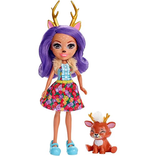 Enchantimals Main Character Dolls Deer Danessa Doll and Sprint FXM75