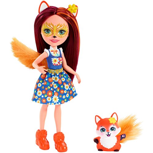 Enchantimals Main Character Dolls Fox Felicity Doll and Flick FXM71