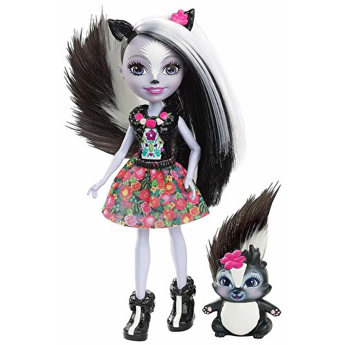 Enchantimals Main Character Dolls Sage Skunk and Caper (DYC75)