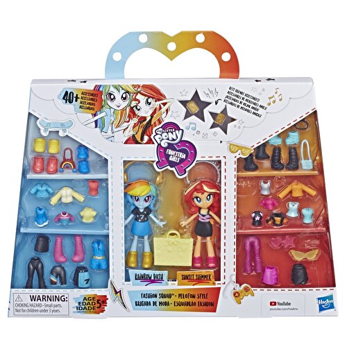 Equestria Girls Miniler Moda Seti Sunset Shimmer ve Rainbow Dash E4244