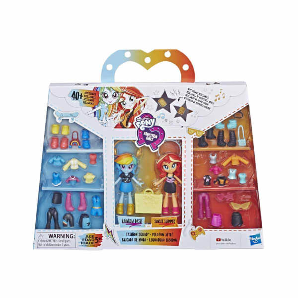 Equestria Girls Minis Fashion Set E3130 - Радуга Дэш и Сансет Шиммер