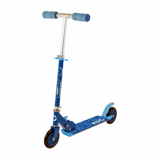 Evo 2 Wheel Inline Blue Scooter