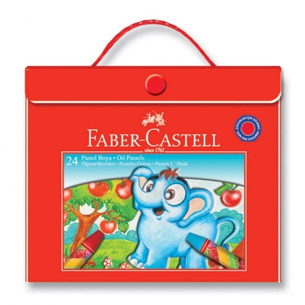 Faber Castell Мелки с пластиковым пакетом 24 цвета