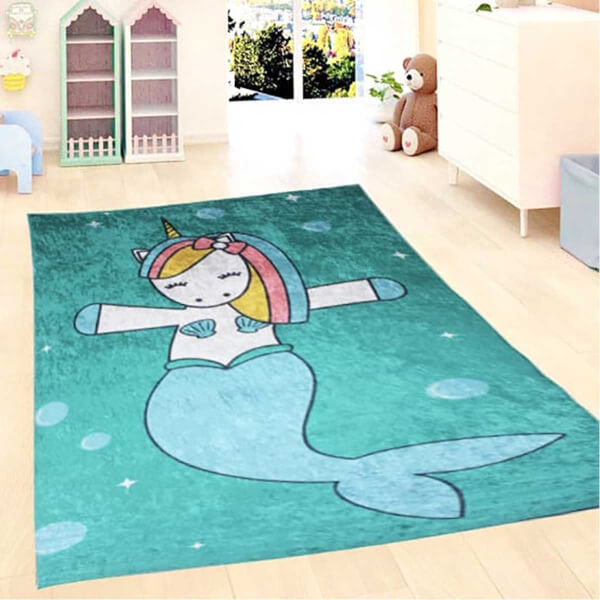 Firstmoon Unicorn Mermaid Kids Carpet 100 x 160 см.