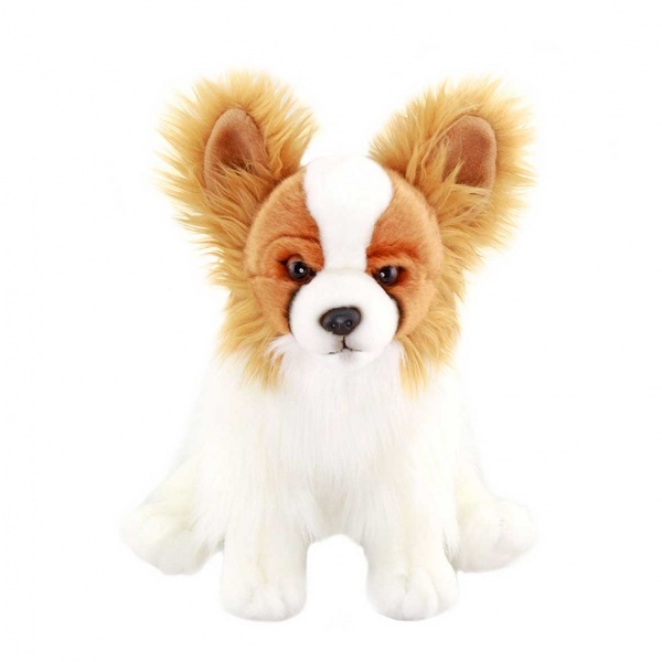 Floppy Papillion Plush Dog 28 см.