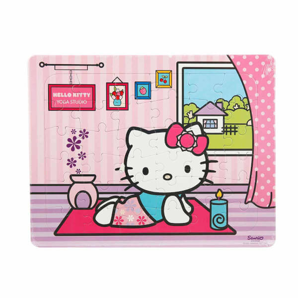 Головоломка из 36 деталей: Студия йоги Hello Kitty