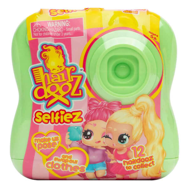 Hairdooz Selfiez Doll Surprise Pack - зеленый