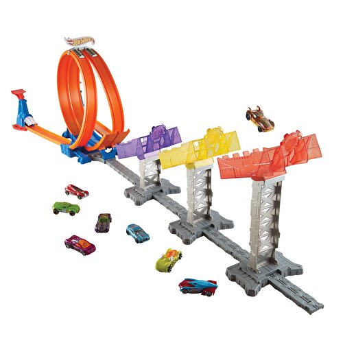 Hot Wheels 3 Stage Jump Race Set