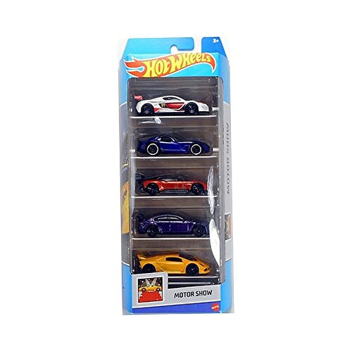 Hot Wheels 5'li Araba Seti Автосалон HFV80