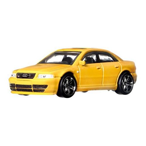 Hot Wheels Автокультура Arabalar Audi S4 Quattro Желтый автомобиль HCJ95