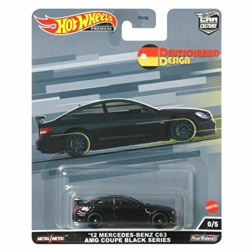 Hot Wheels Car Culture Arabalar '12 Mercedes-benz C63 Coupe Black Series C63 HCJ97