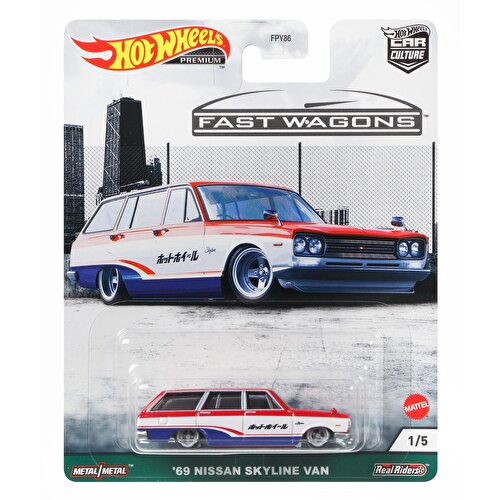 Hot Wheels Car Culture Cars 69' Nissan Skyline Van GRJ68