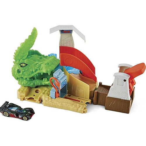 Hot Wheels City Creature Adventure Playset Series Toxic Gator GTT69