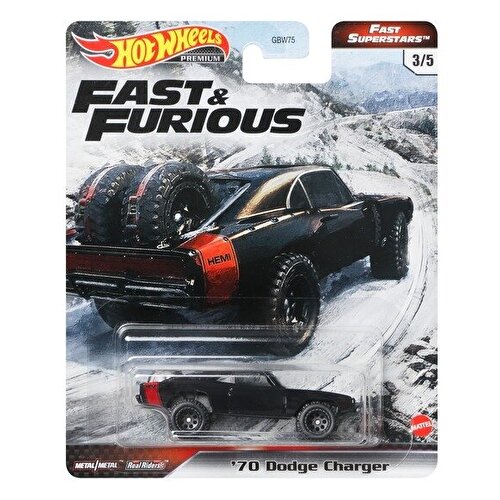 Hot Wheels Fast & Furious Premium Arabalar '70 Dodge Charger GRL83