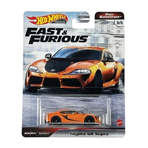 Hot Wheels Fast & Furious Premium Arabalar Toyoya GR Supra GRL80