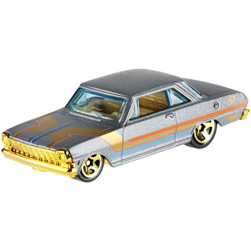 Hot Wheels Хром и золото Специальная серия 63 Chevy II (GHN99)