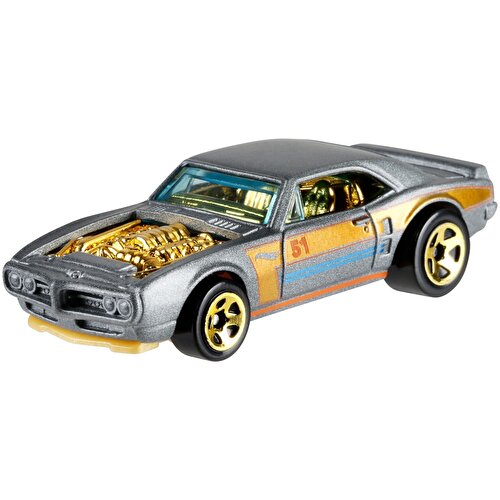 Hot Wheels Хром и золото Специальная серия 67 Pontiac Firebird (GHN96)