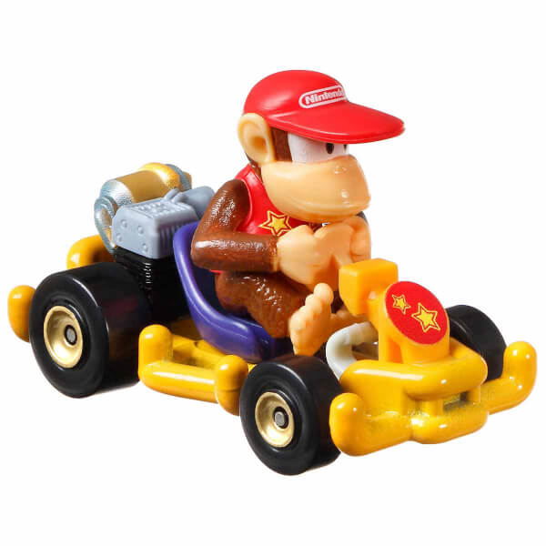 Hot Wheels Mario Kart Character Araçlar GBG25 - Diddy Kong - трубчатая рама