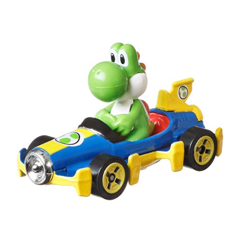 Hot Wheels Mario Kart Персонаж Транспортные средства Yoshi Mach 8 Kart GLP39