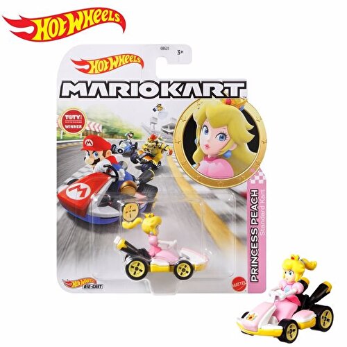 Hot Wheels Mario Kart Транспортные средства Принцесса Персик GBG28