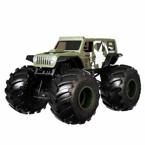 Hot Wheels Monster Trucks 1:24 Арабаларский армейский джип GJG71