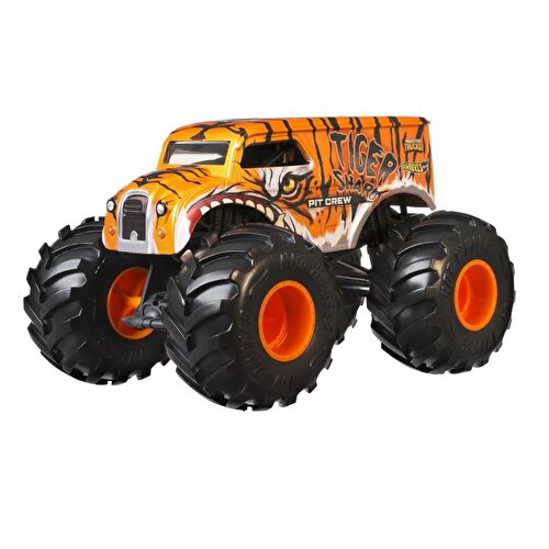 Hot Wheels Monster Trucks 1:24 Тачки Тигровая акула GJG79