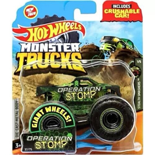 Hot Wheels Monster Trucks 1:64 Arabalar Operation Stomp GJF14