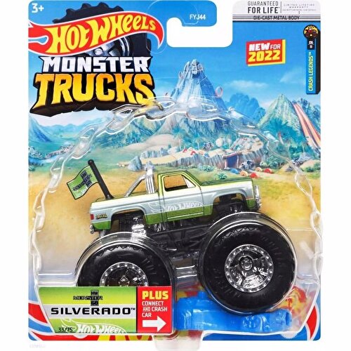 Hot Wheels Monster Trucks 1:64 Arabalar Silverado HCP41