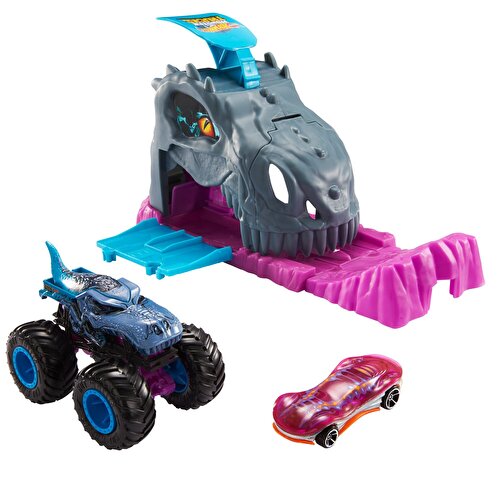 Hot Wheels Monster Trucks Launcher Playset Mega Wrex GVK00