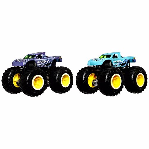 Hot Wheels Monster Trucks Меняющие цвет автомобили Подиум Грашер HGX08