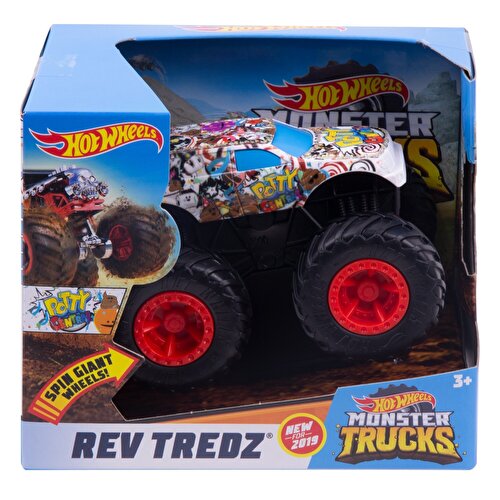 Hot Wheels Monster Trucks Pull Drop Cars GBV15