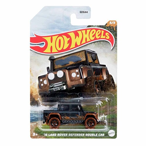 Hot Wheels Mud Runner Cars HDH11 '15 Land Rover Defender