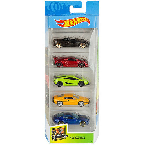 Hot Wheels Набор из пяти машинок FYL17