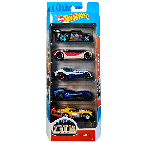 Hot Wheels Набор из пяти машинок GHP56